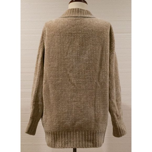 $4995 BRUNELLO CUCINELLI CASHMERE/SILK OVERSIZED V-NECK SWEATER W/ MONILI - Picture 4 of 7